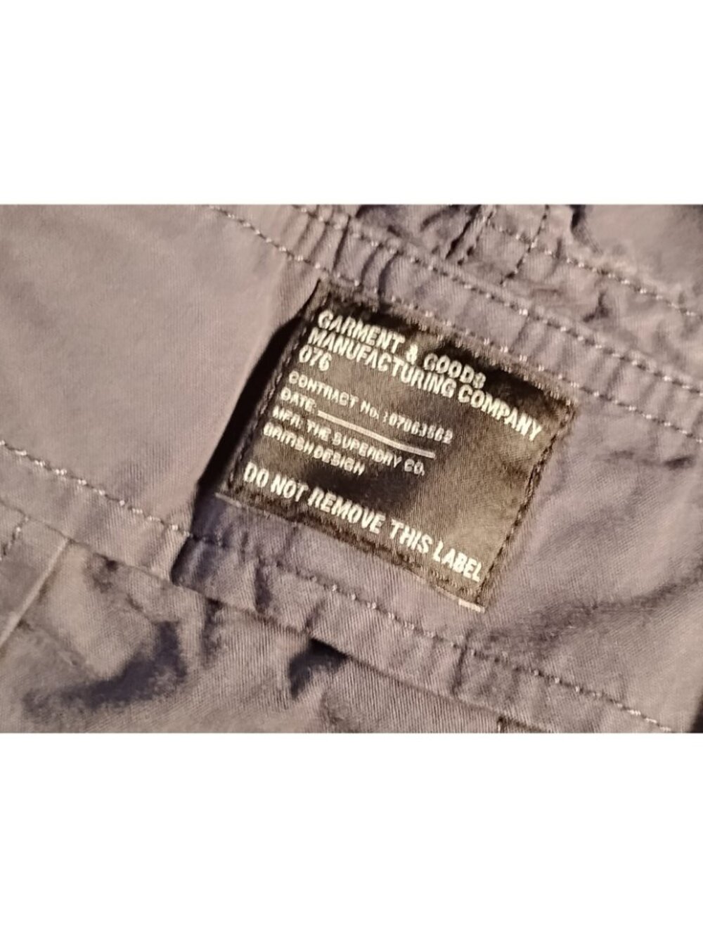 Superdry Mens Utility Cargo Pants Spec# 03-54-76 Casual Workwear 32x32 - Picture 12 of 15